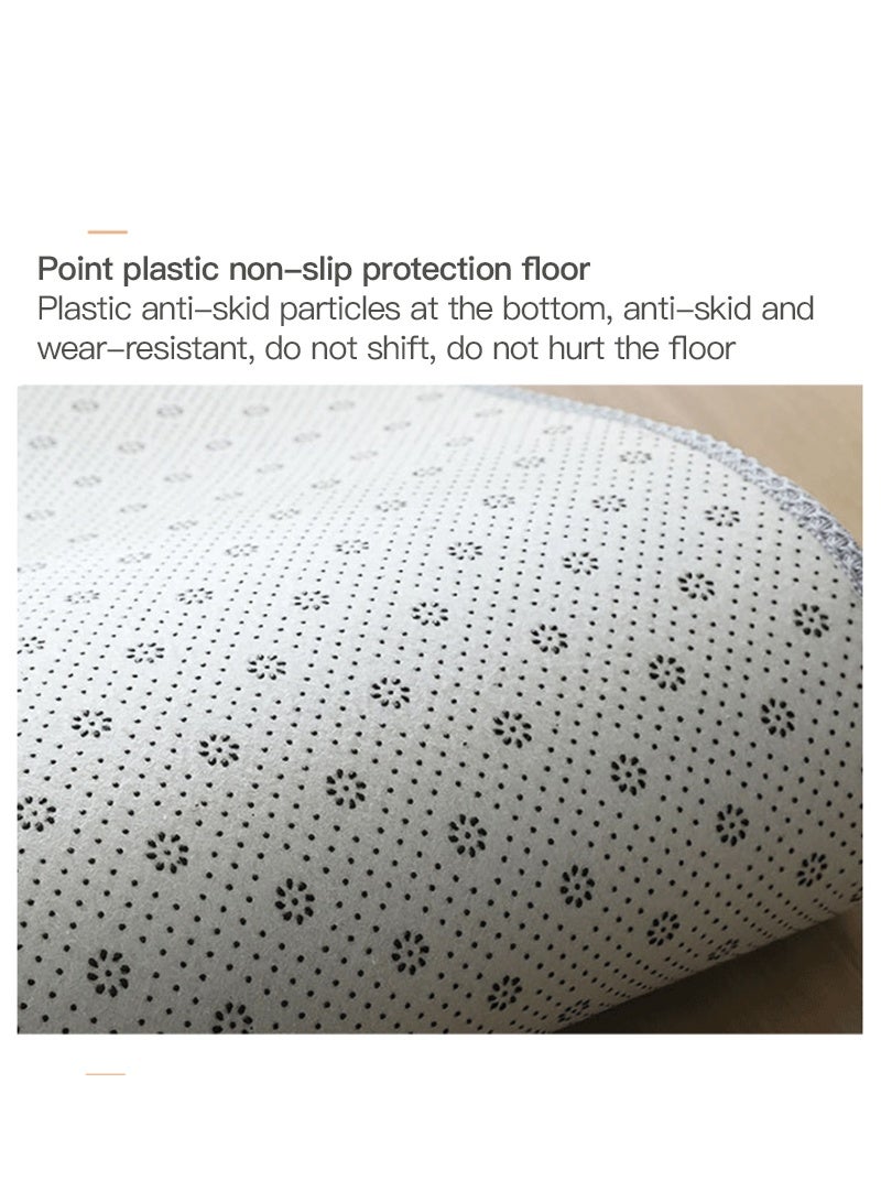 جو توي سجادة منطقة عصرية غير قابلة للانزلاق، ملمس ناعم للغاية، غرفة المعيشة، غرفة النوم، ديكور المطبخ، سجادة أرضية سجادة طويلة منفوشة مستطيلة 140 × 200 سم - Image 3